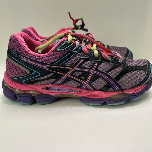 Women’s Asics Gel-Cumulus 16 Multicolor Running Shoes - Picture 1 of 8